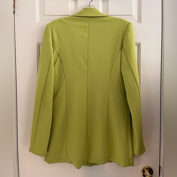 F21 Green Single-breasted Blazer M - Picture 6 of 14
